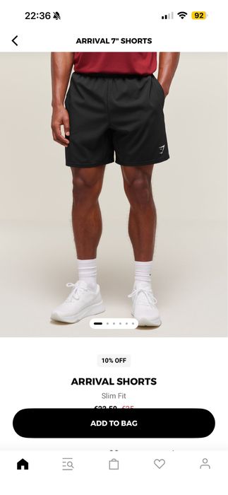 Pantaloni scurti Gymshark Arrival 7