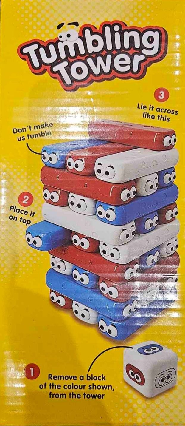 Tumbling tower кубчета jenga, занимателна игра