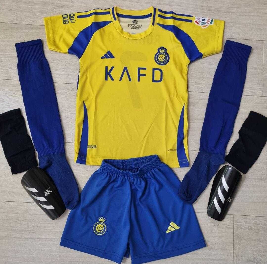 Echipamente fotbal copii 4/14 ani,RONALDO.AL NASSR si PORTUGALIA