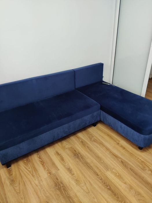 Vând coltar extensibil albastru