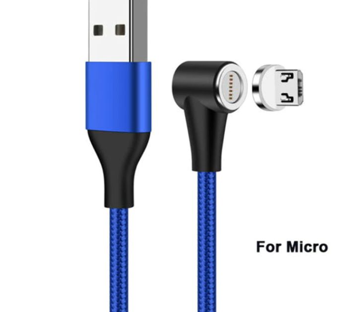 Set 1x Cablu Magnetic + 2x Mufa magnetica Incarcare Rapida 3A