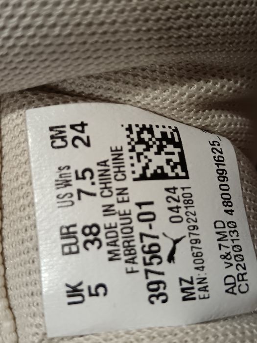 puma rebound v6 low coquette, EU 38