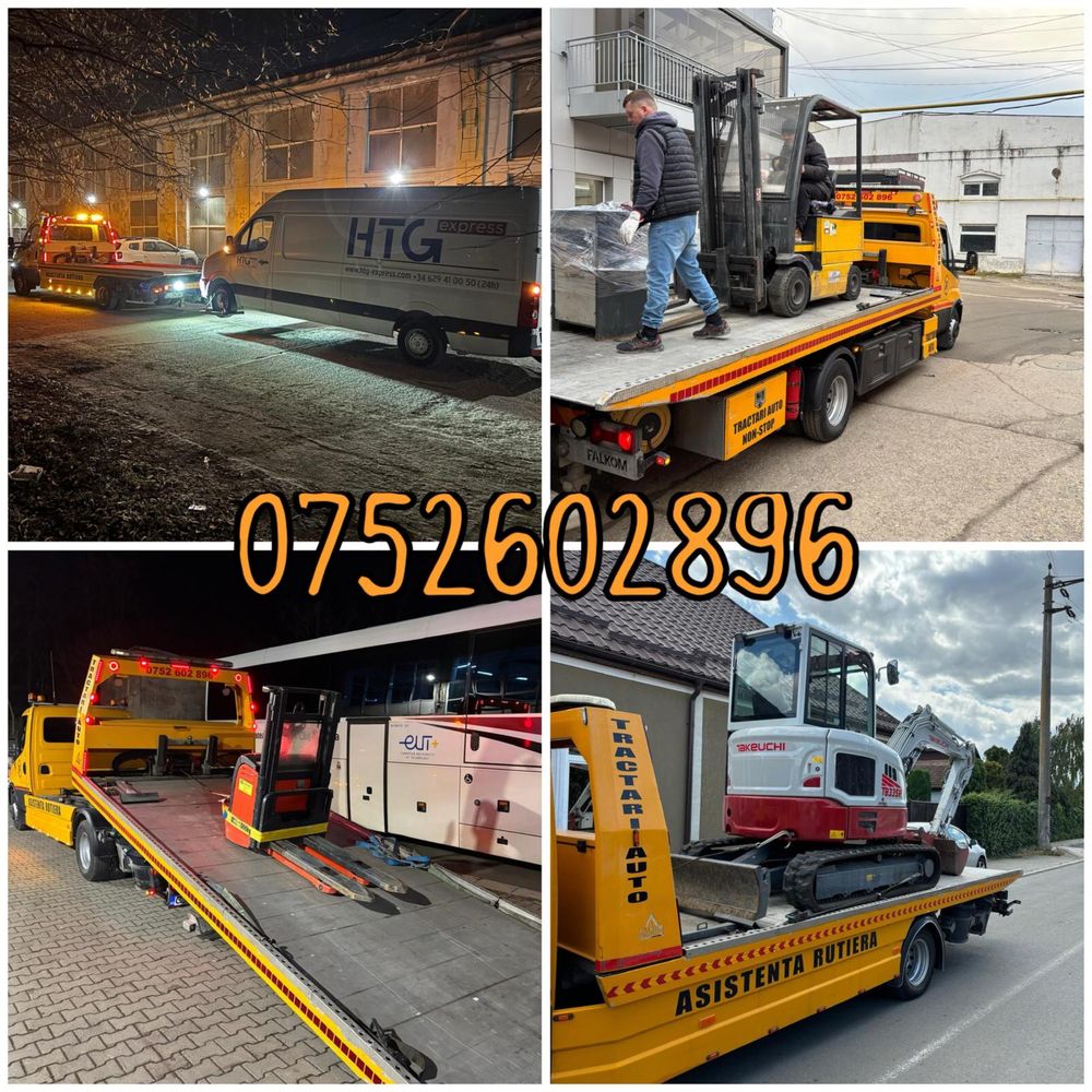 Tractari auto cluj platforma auto
