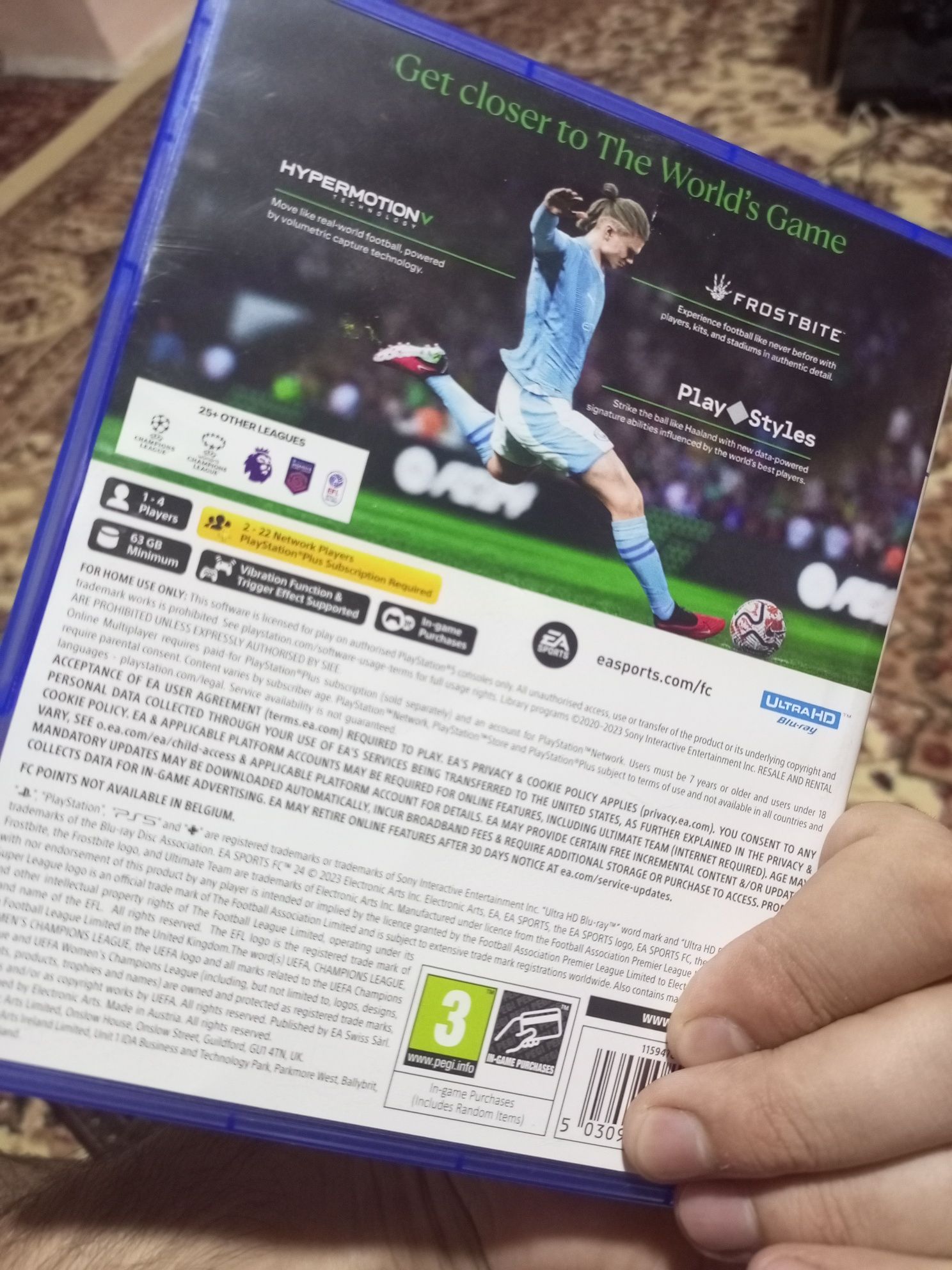Fc 24 диск плейстейшн 5 га