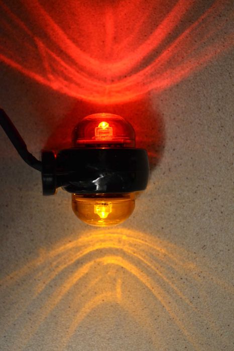 1бр. Лед LED мини рогчета светлини габарити  12-24V , 3 модела