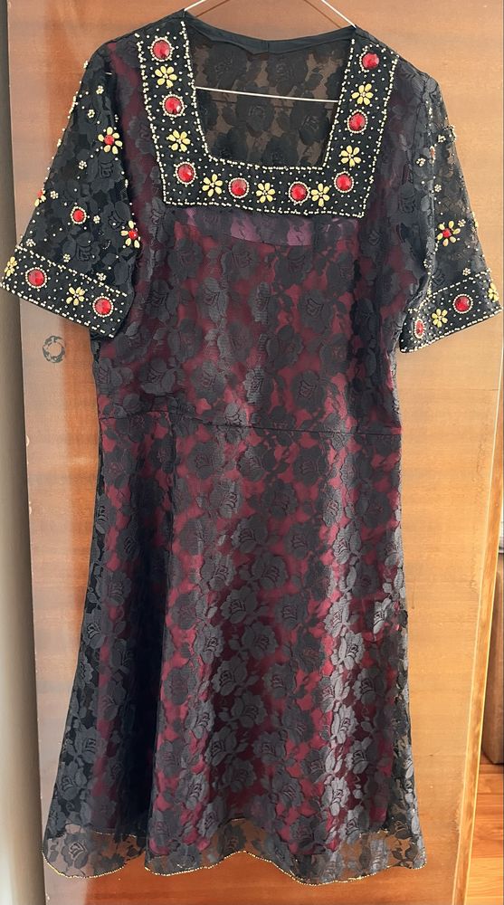Rochie cu dantela neagra