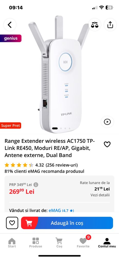 Extender Wi-fi TP—Link