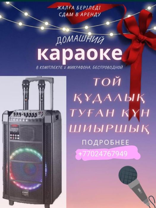 Колонка в аренду караоке
