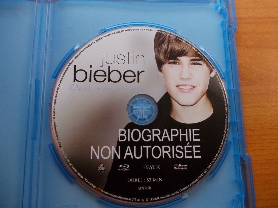 Оригинален Blu-Ray Disk за Justin Bieber-АВТОБИОГРАФИЯ