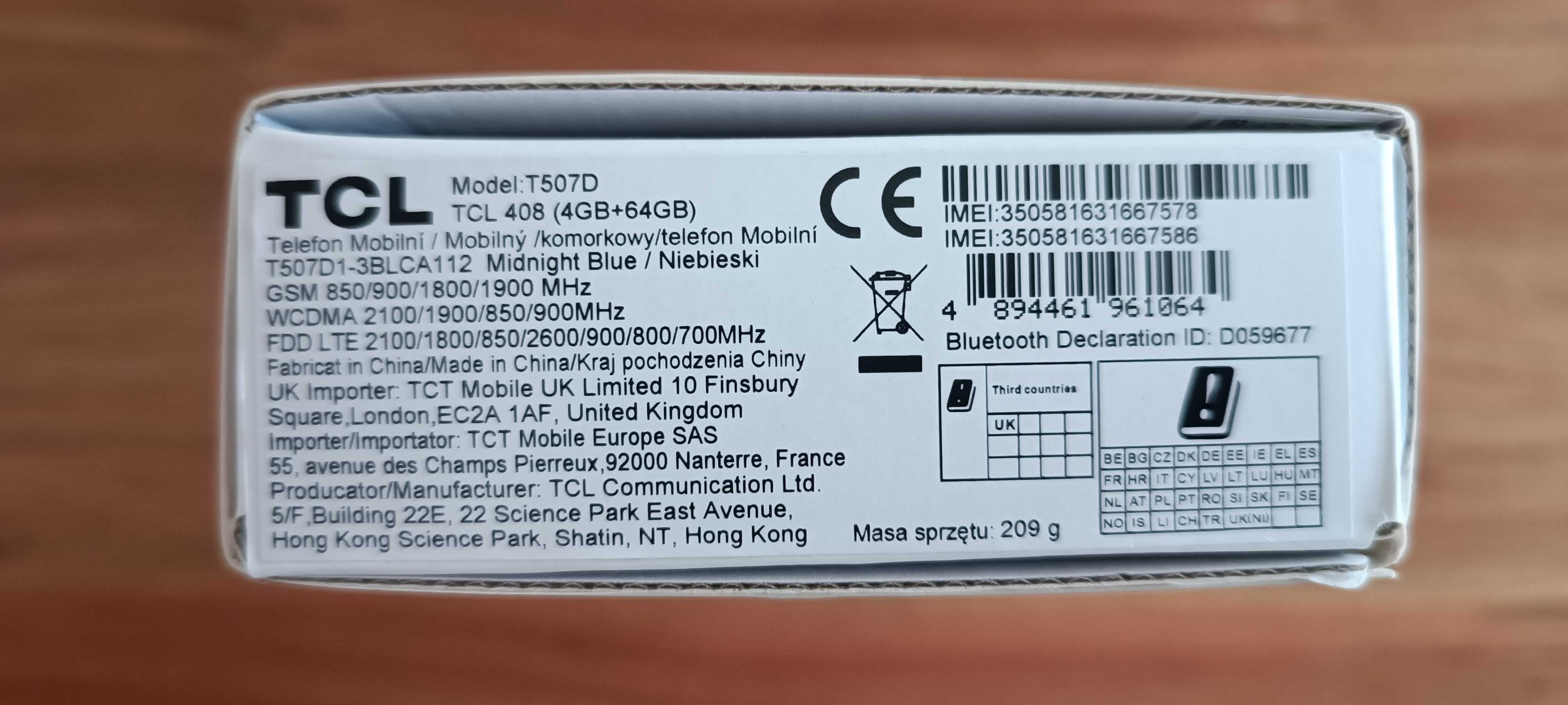 Смартфон TCL 408