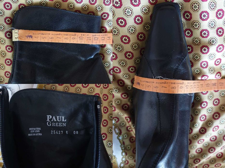 Botine cizme toc piele naturala Paul Green Zara Musette