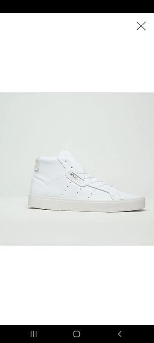 Adidasi  adidas piele naturala albi marime 36.5