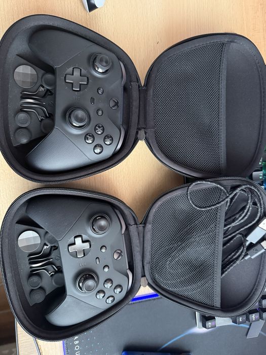Xbox one cu 16 jocuri si 2 manete elite series 2