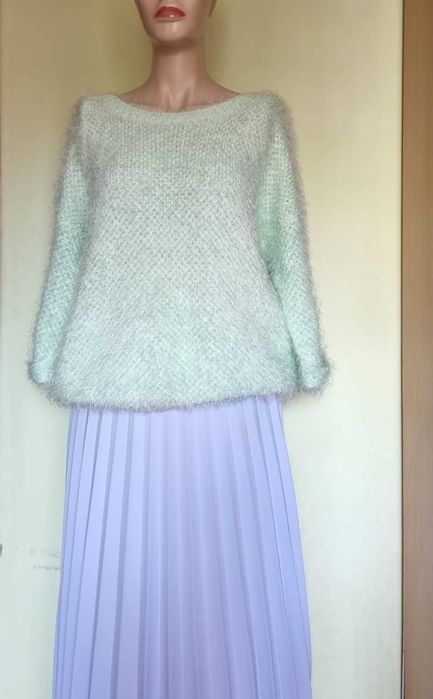 Pulover chic Atmosphere, marimea 44, verde menta