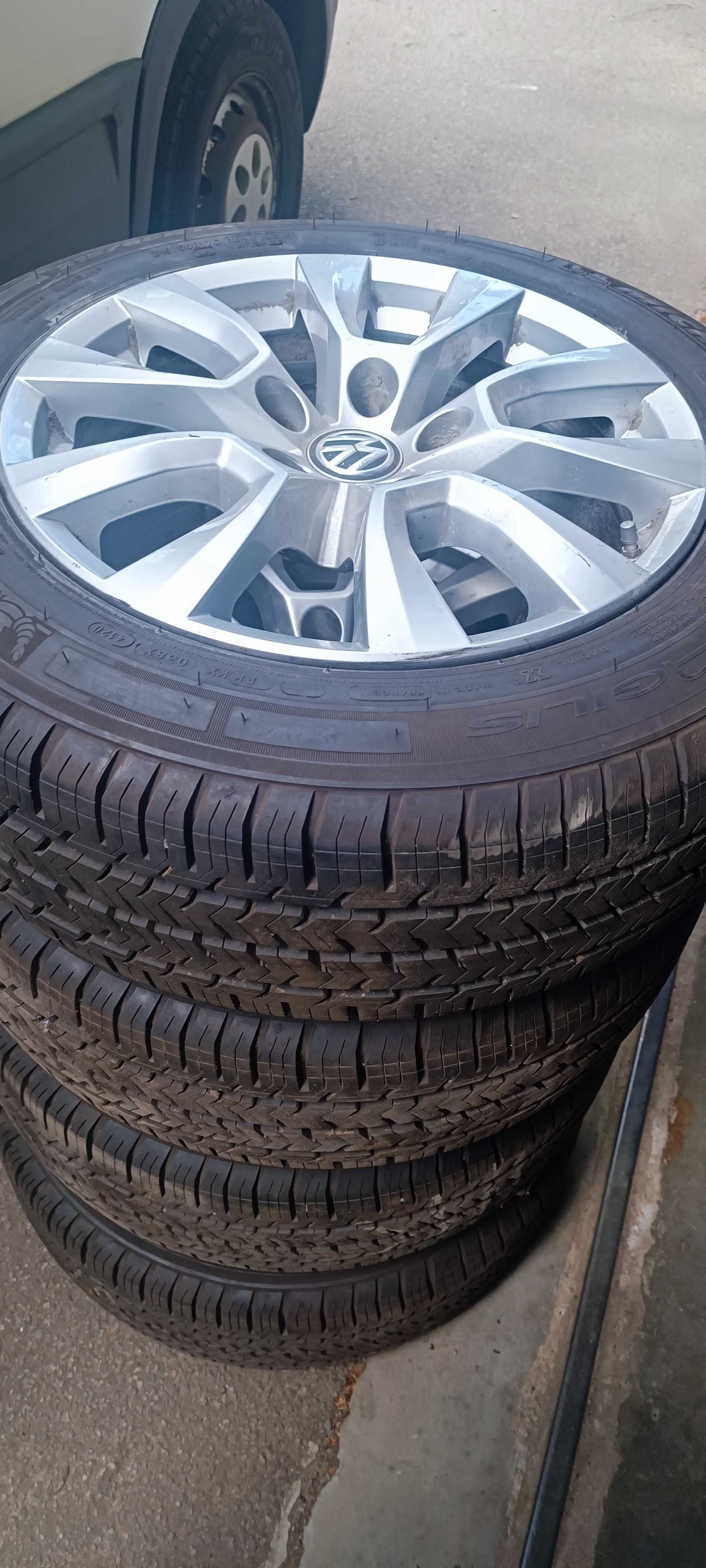Ляти джанти с гуми 215/60 R17C Мишелин