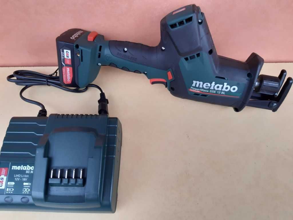 Metabo PowerMaxx SSE 12V- акумолаторен саблен трион/ножовка/Brushless/