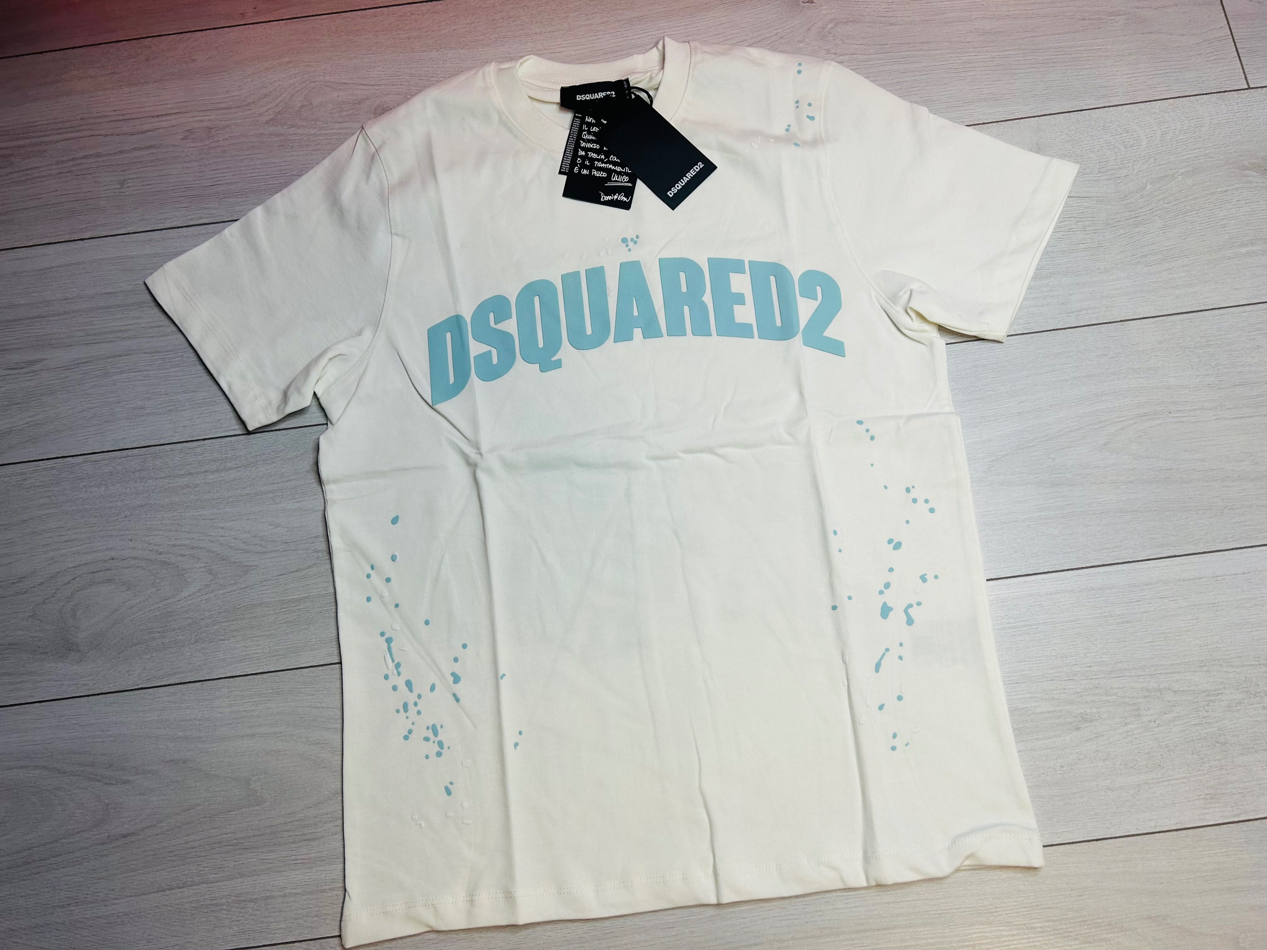 Tricou Dsquared 2 white new collection 2025