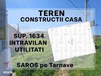 OCAZIE: Teren Curți Construcții, Saros, Dumbraveni, 1.634 mp.