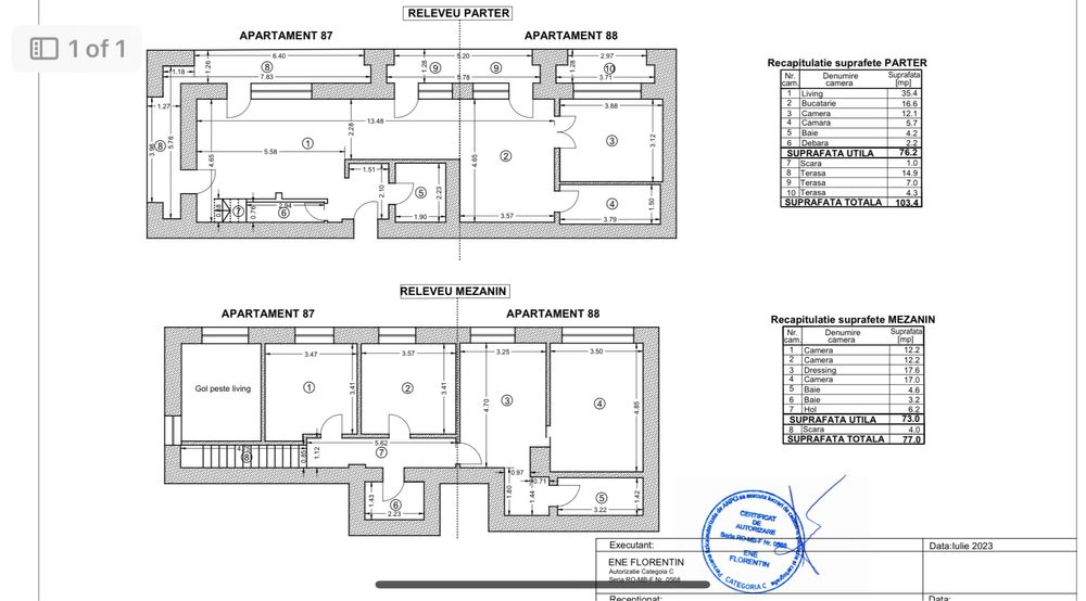 PROPRIETAR - Apartament Duplex 5 camere Aviatiei Metrou - Cloud 9
