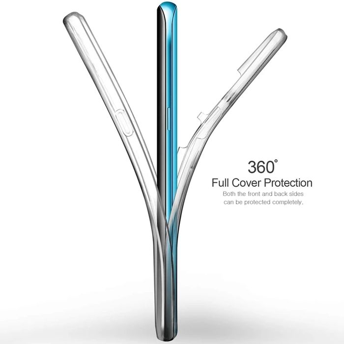Прозрачен 360° градуса кейс Huawei P40 P30 Pro Lite Y6 Y7 2019 Mate