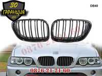 Двойни M Бъбреци Решетки BMW X5 E53 1999-03 БМВ Х5 Е53 Черен Гланц