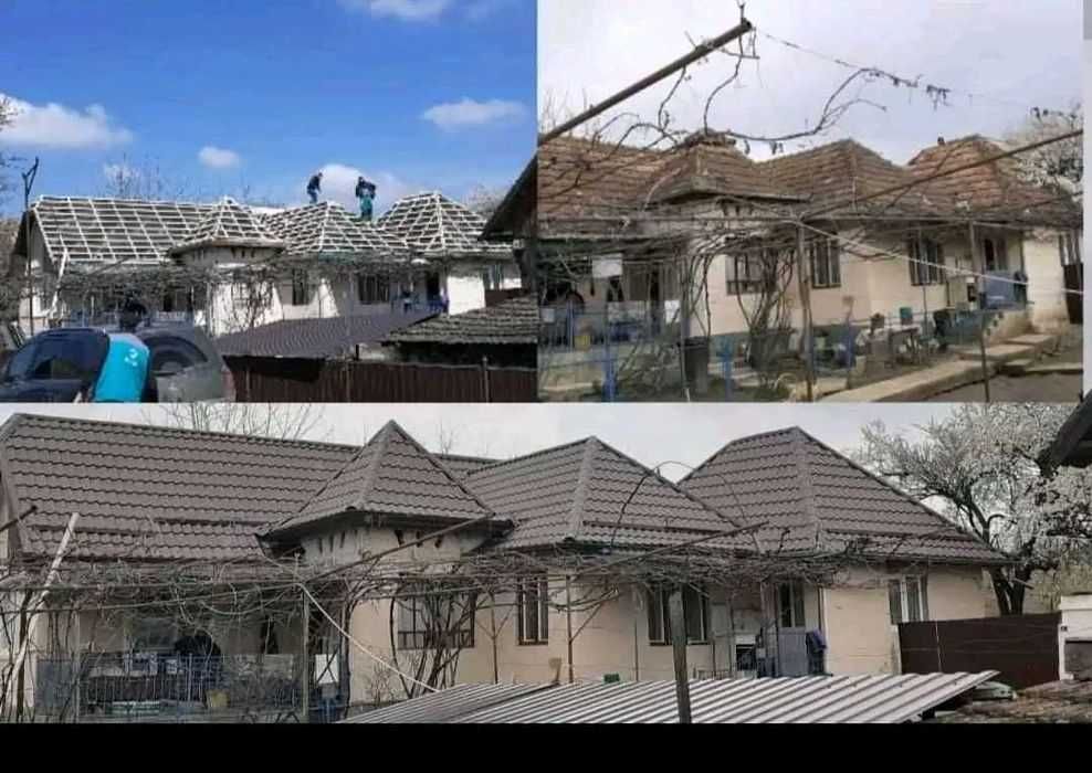 Reparații acoperișuri firmă de acoperișuri construcții hidroizolații
