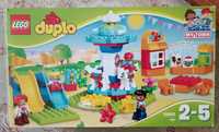 LEGO DUPLO Семейный парк аттракционов +набор "Мой первый грузовик"