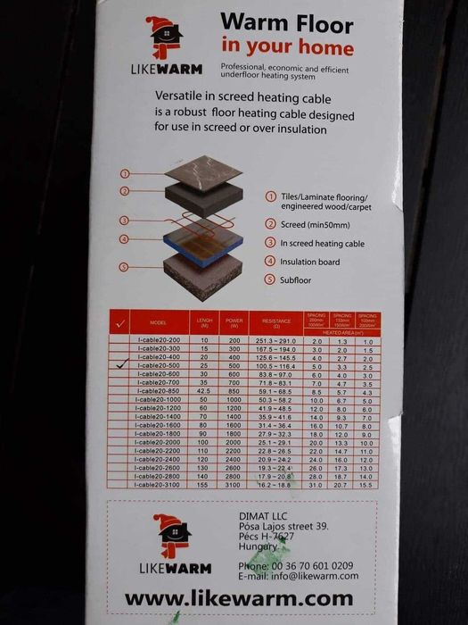 Sisteme de incalzire  electrica in pardoseala