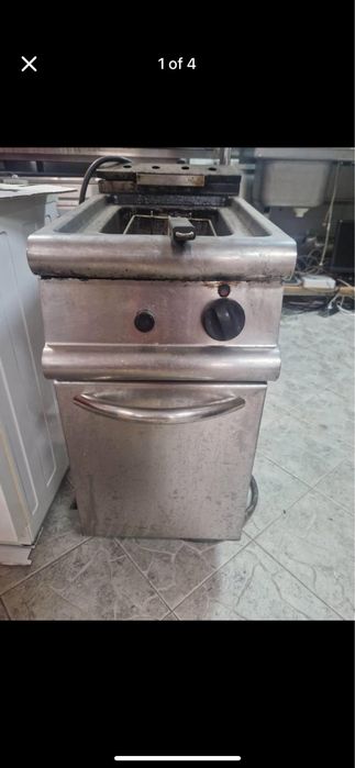 Професионален италиански фритюрник от неръждавейка