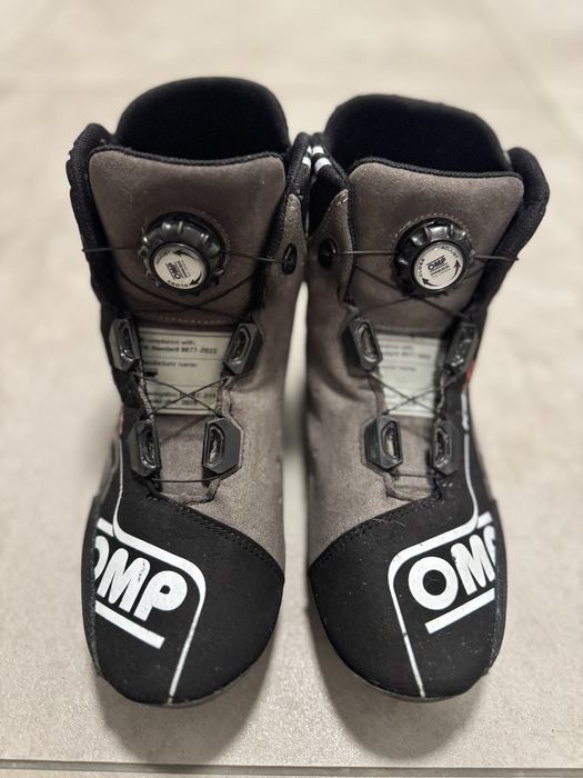 Ghete Karting OMP cu sistem de prindere BOA