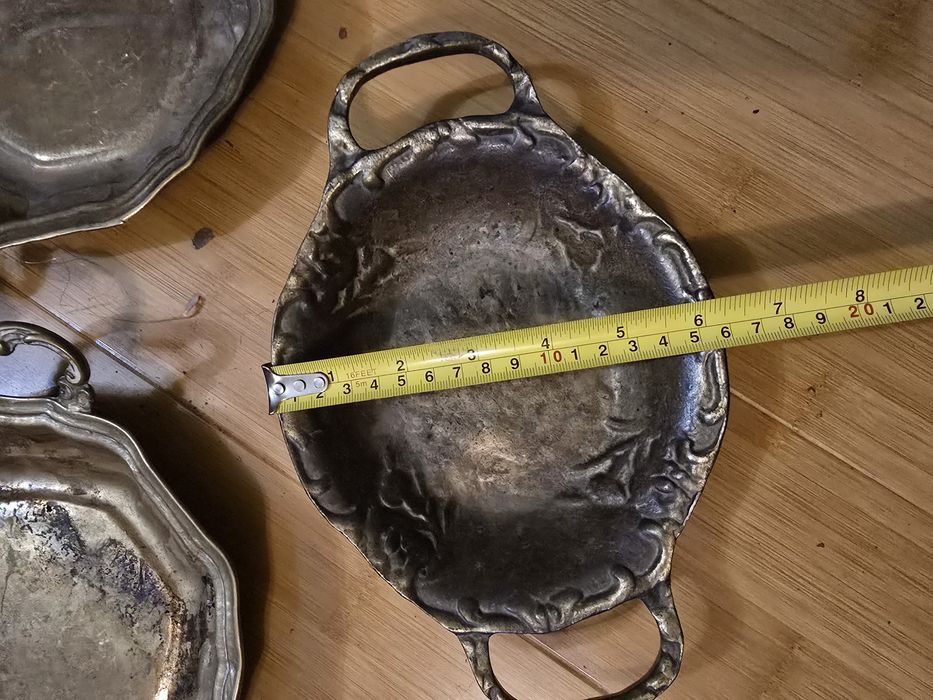 Lot 3  tavi realizate din bronz masiv