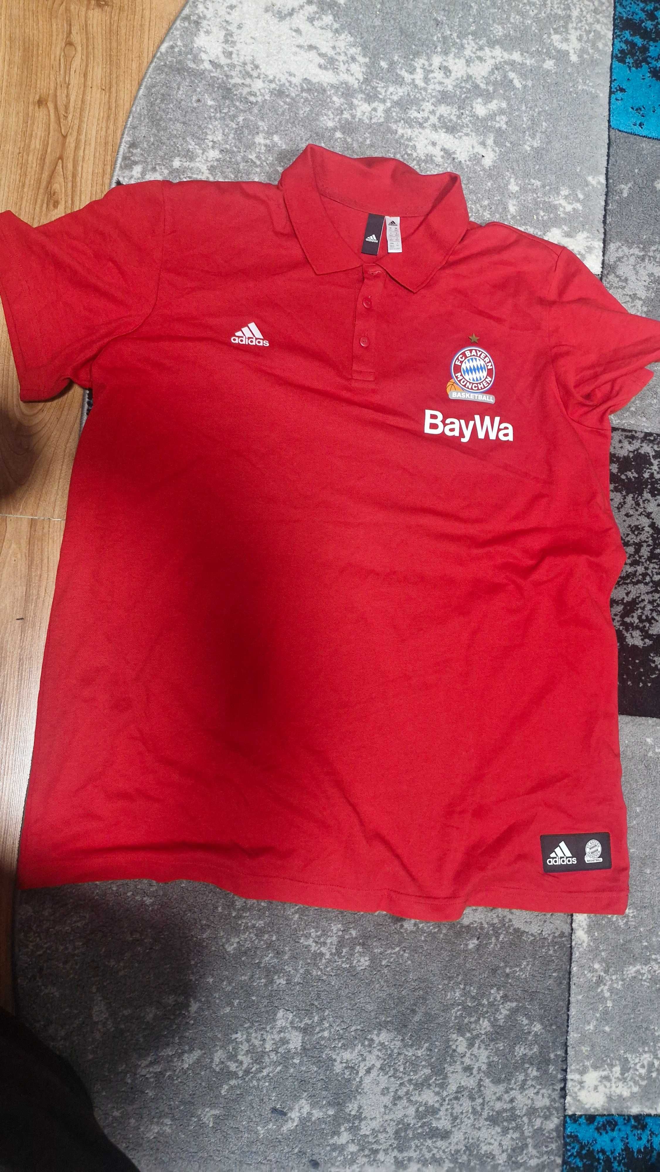 Tricou Bayern Munchen polo Adidas original marimea 2XL