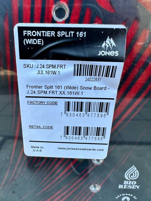 placa noua splitboard jones frontier wide L164cm,L161cm si 158cm
