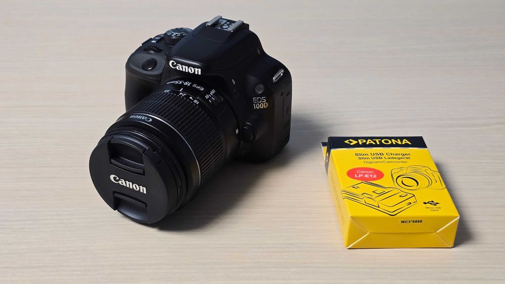 Canon EOS 100D, 18MP ca nou