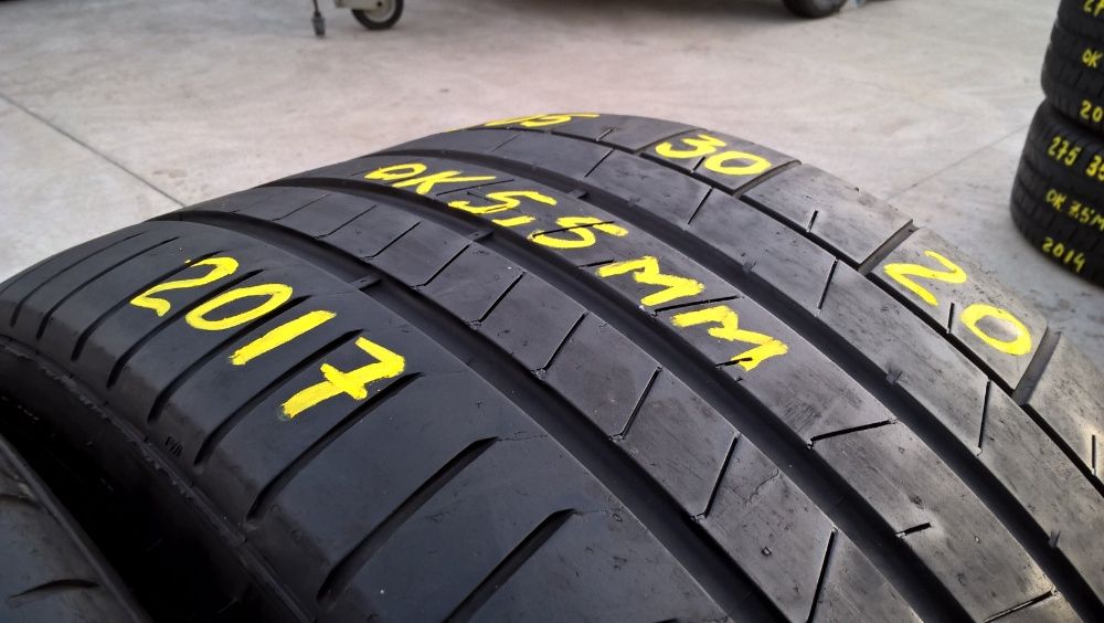 Doua anvelope de vara 305 30 20 pirelli p zero sc profil de 5,5 mm