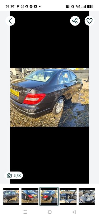 Piese jug modul abs grila parbriz geam fuzeta arcuri  Mercedes w204