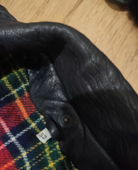 Geaca bomber din piele mărimea 52  L /XL