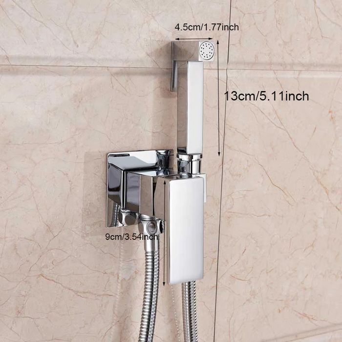 Dus Set Baterie Bideu Baie Wc Crom Igiena intima