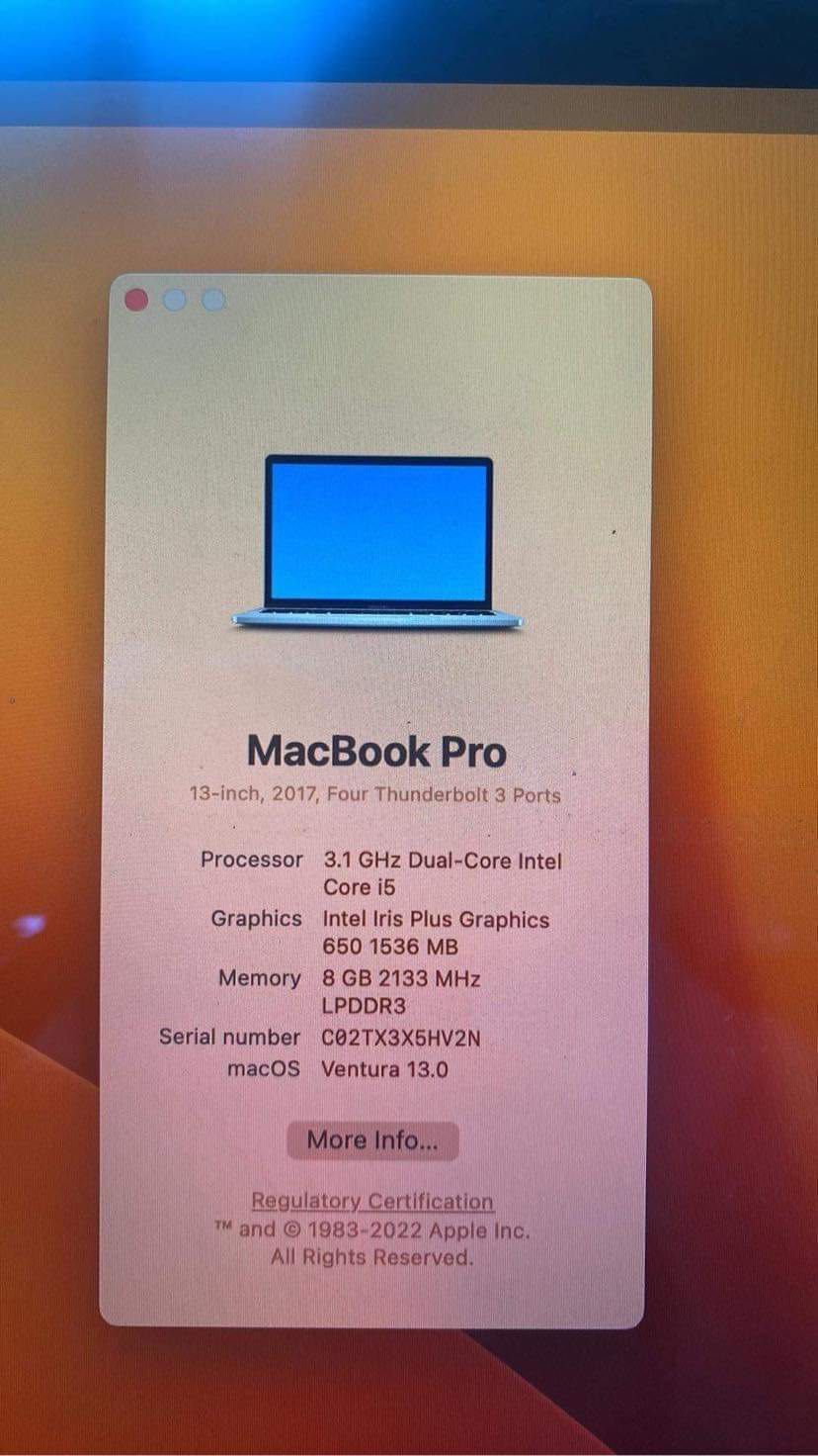 MacBook Pro 2017