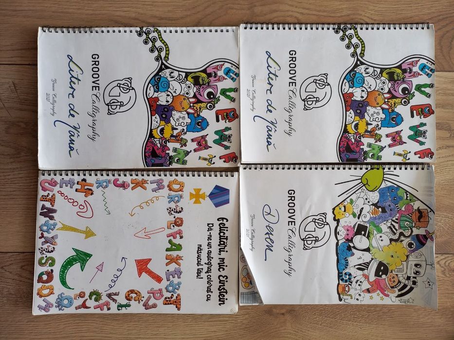 Groove calligraphy 8 caiete fara stilou magic