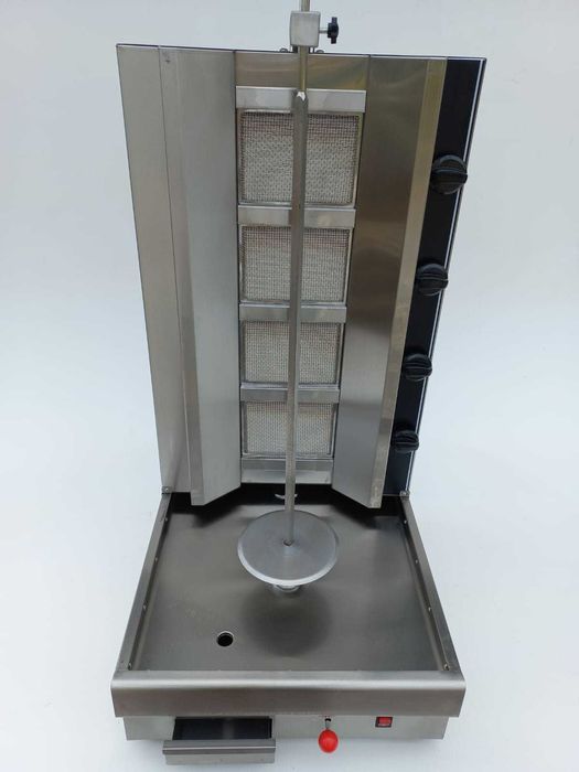 Aparat kebab/shaorma pe gaz  Doner Kebab Robot cu 3.4.5 arzatoare