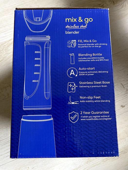 Блендер Russell Hobbs, 300 W, контейнер 600 мл