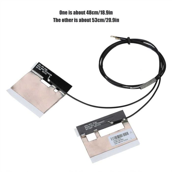 2бр Антени NGFF M.2 WiFi WLAN 3G M2M 4G LTE IPEX MHF4 WWAN Антени Ante