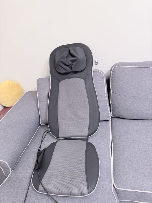 Husa scaun, saltea de masaj shiatsu cu telecomanda