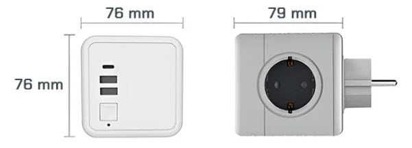 Priza multifunctionala cub 16 Amperi