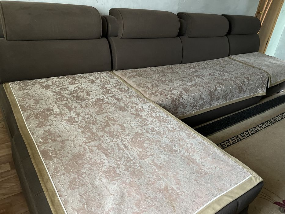 Раскладной диван-кровать с ящиками для хранения