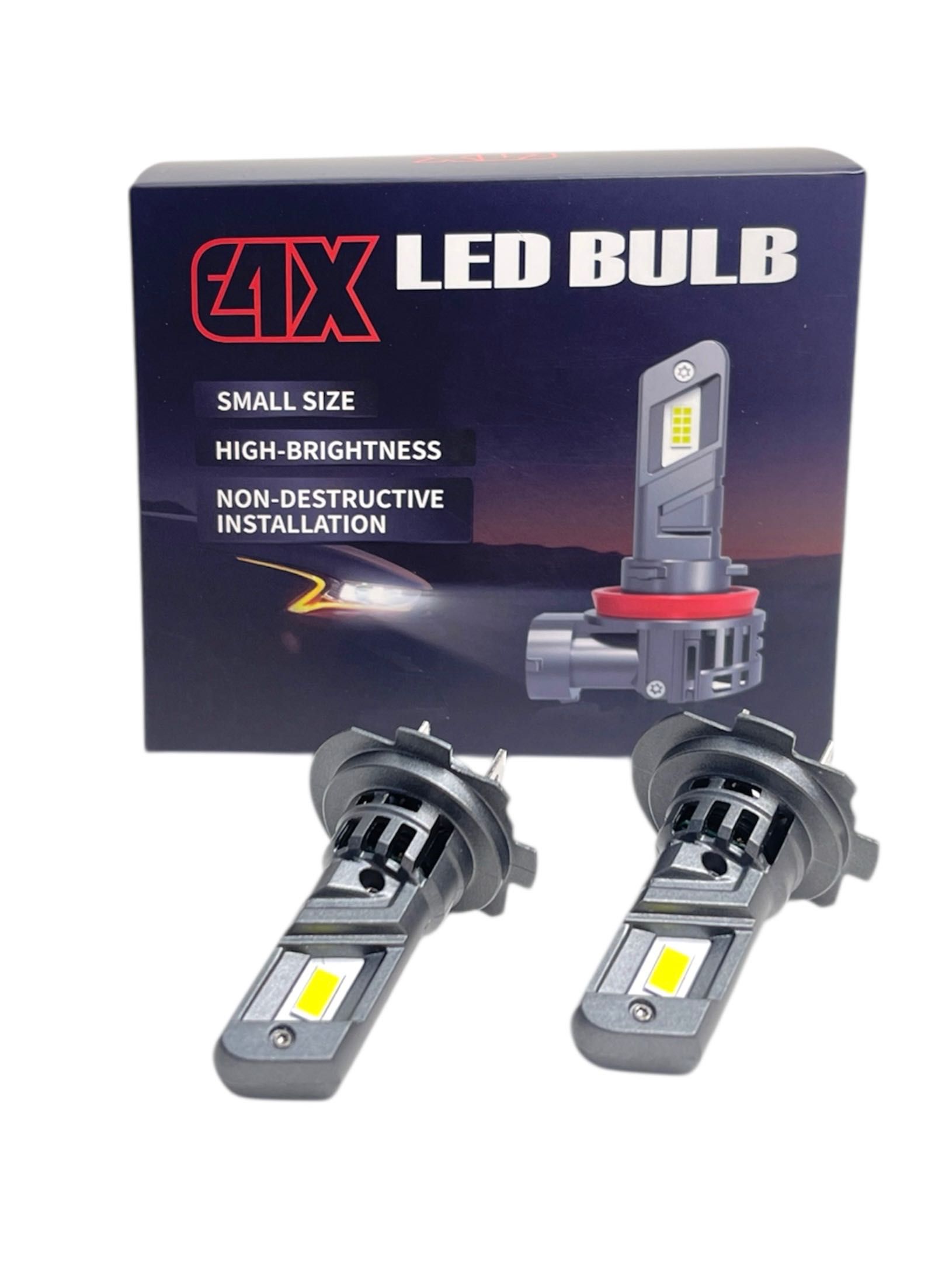 200W LED Диодни крушки H7 12V +300% Светлина Крушки за Директен Монтаж