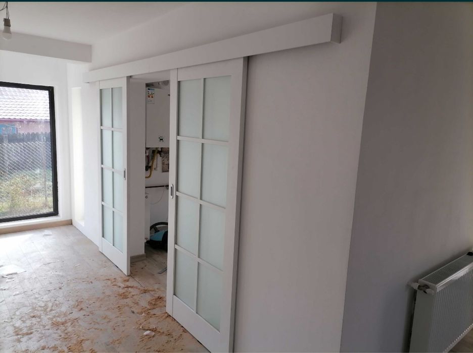 Montaj usi interior , usi la comanda , pal , mdf ,lemn stratificat