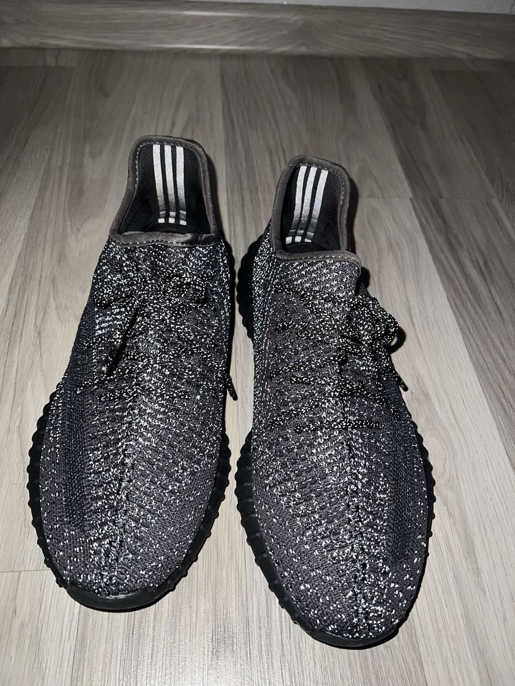 Adidas Yeezy 350 v2 черни Reflective 45 номер