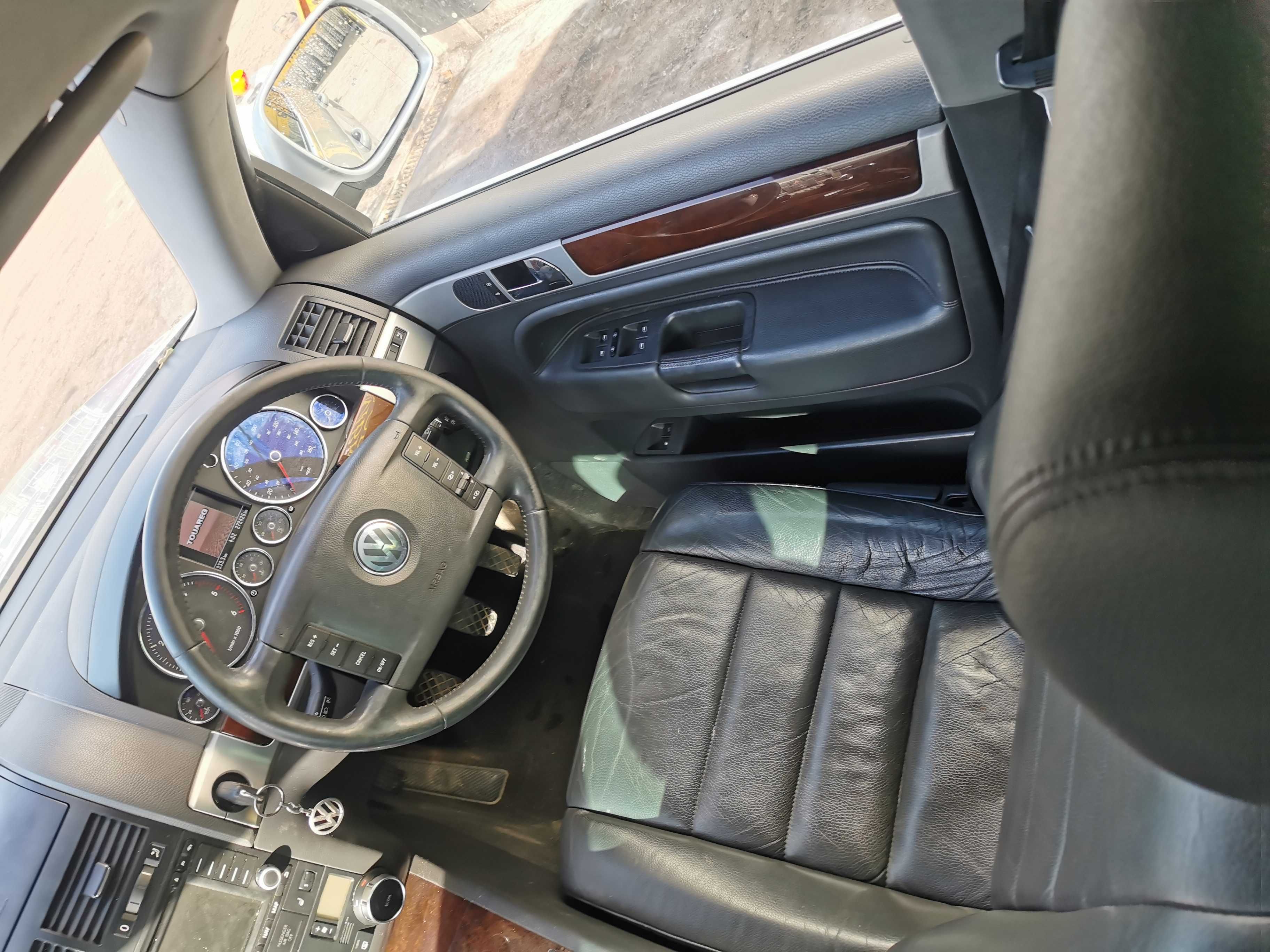 interior vw touareg 7l piele manual dezmembrez vw touareg 7l 2005